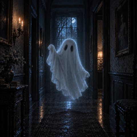 Cute sheet ghost